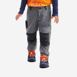 Pantalon de randonnée modulable - MH500 KID bleu - enfant 2-6 ANS