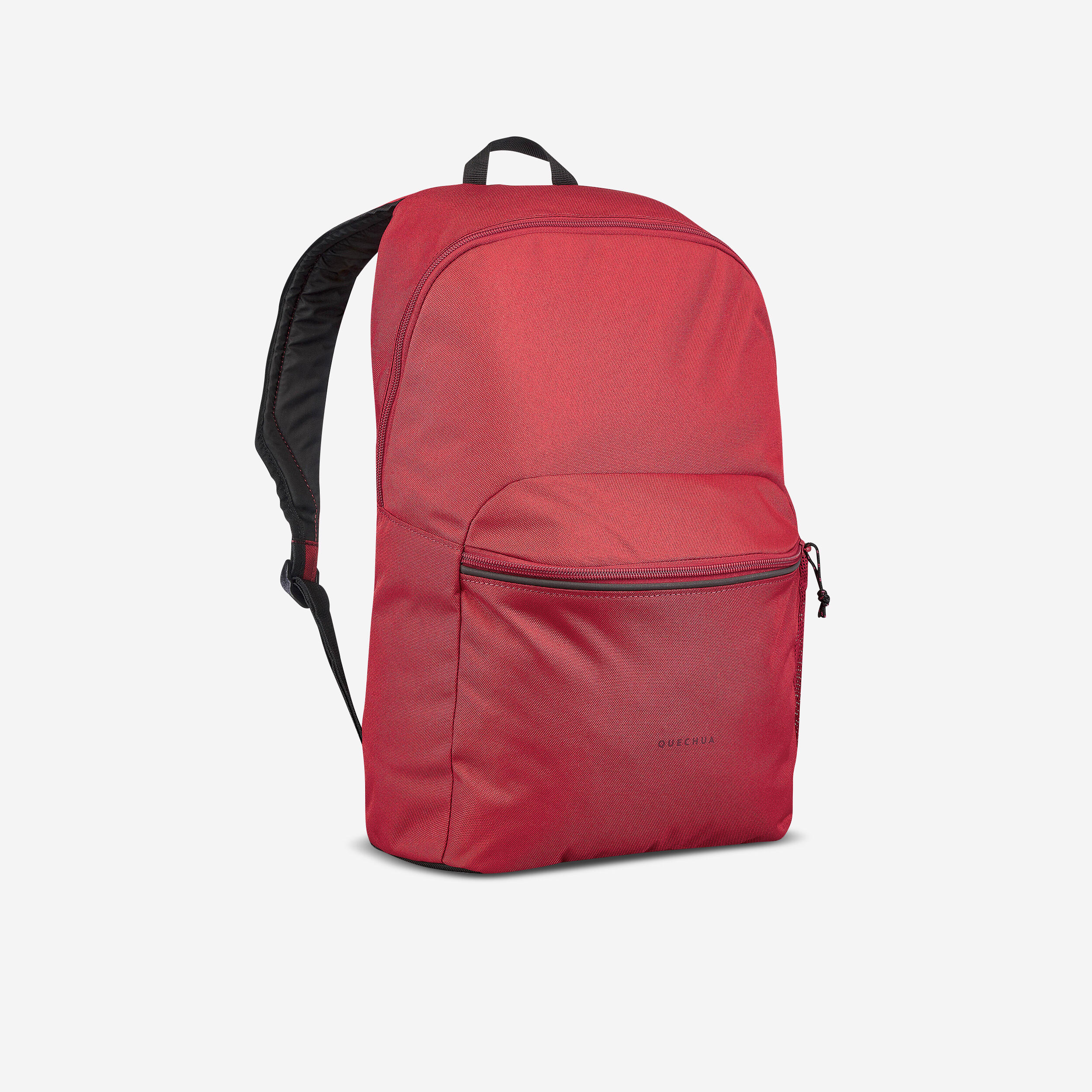 Backpack with 2 pockets 17L, red