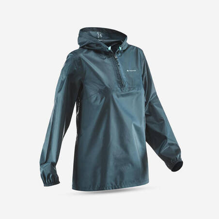 Women's Windproof and Water-repellent Hiking Jacket - Raincut 1/2 Zip