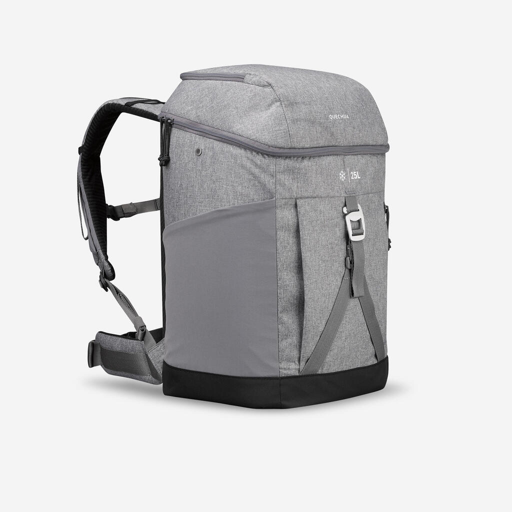 25 L insulated backpack cooler - 500 Ice Compact