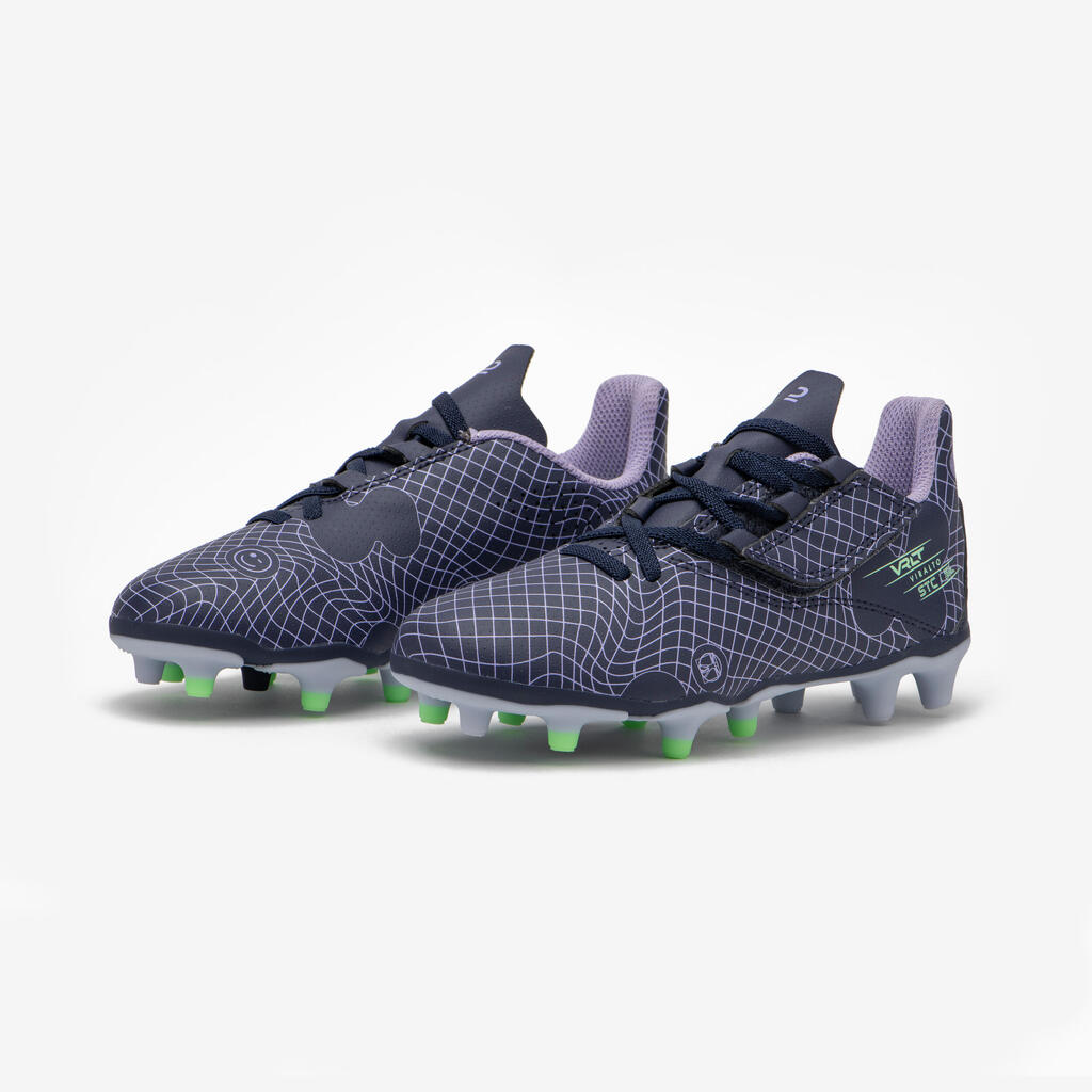 Kids' Rip-Tab Football Boots Viralto I Easy FG - Nebula