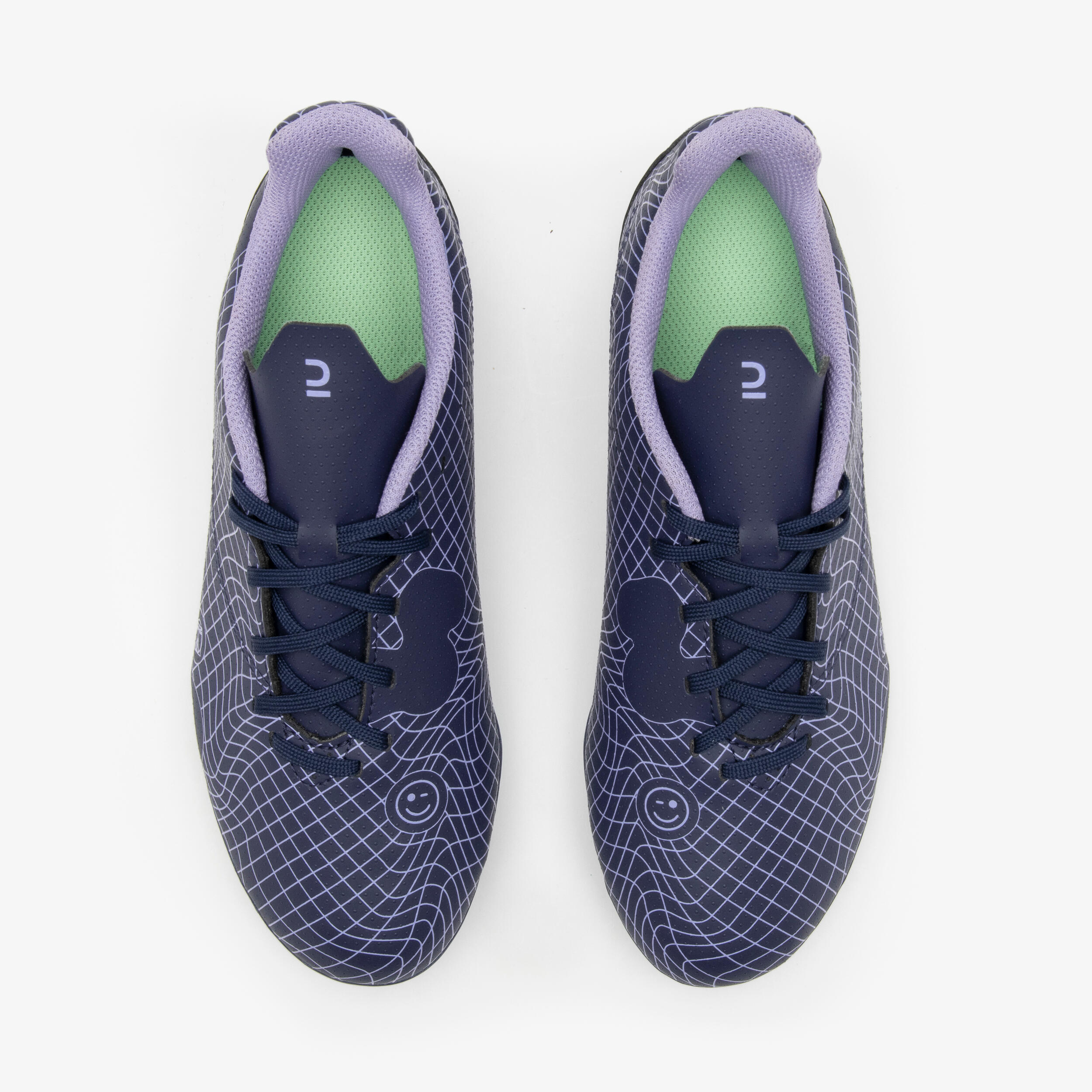 Kids' Lace-Up Soccer Cleats – Viralto I FG Nebula - KIPSTA