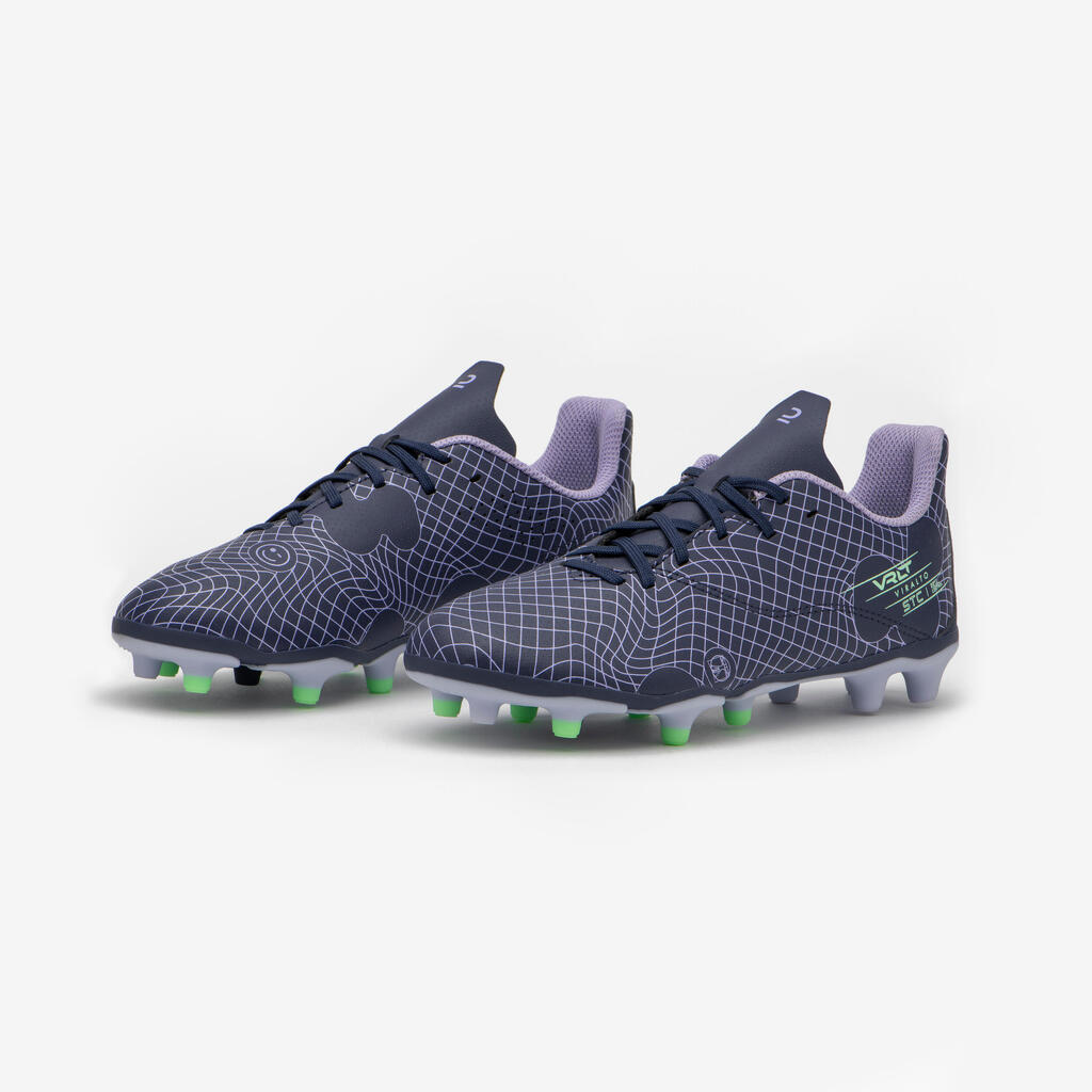 CHAUSSURES DE FOOTBALL ENFANT A LACETS VIRALTO I FG SNAKE