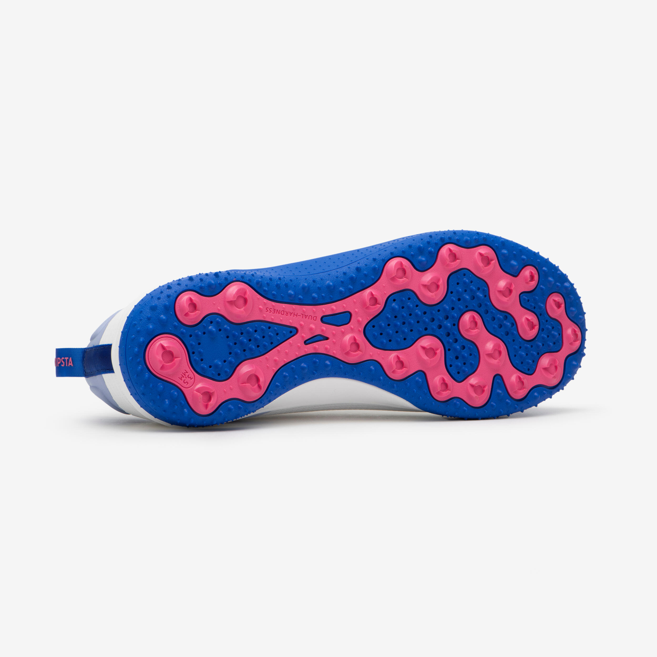 CHUTEIRAS FUTEBOL TRAXIUM EDGE TURF .TF BRANCO AZUL 5/8