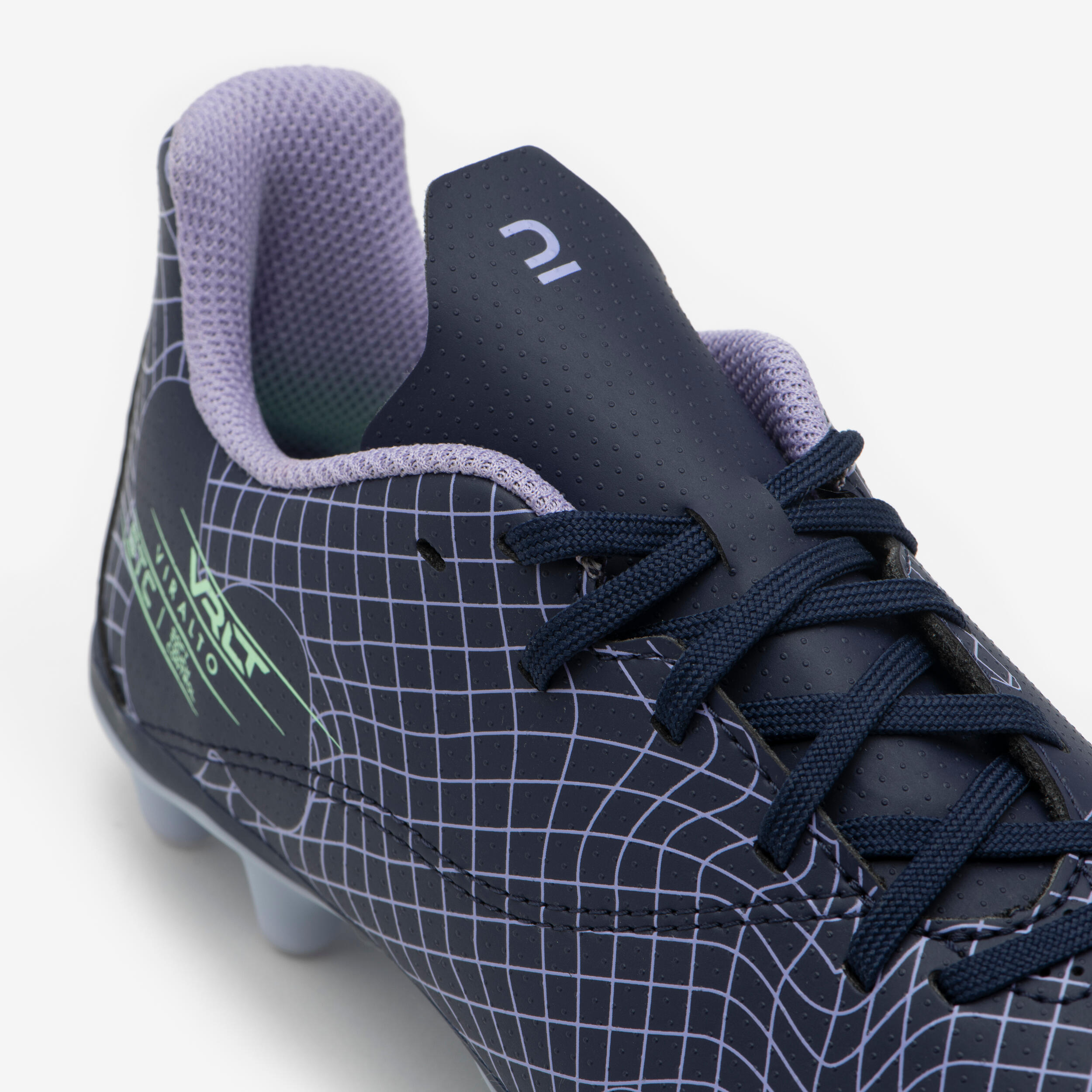 Chaussures de soccer à lacets enfant – Viralto I FG Nebula 7/8