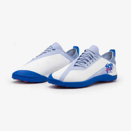 Football Boots Traxium Edge TF - White/Blue