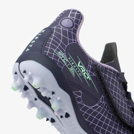 Kids' Rip-Tab Football Boots Viralto I Easy MG/AG - Nebula