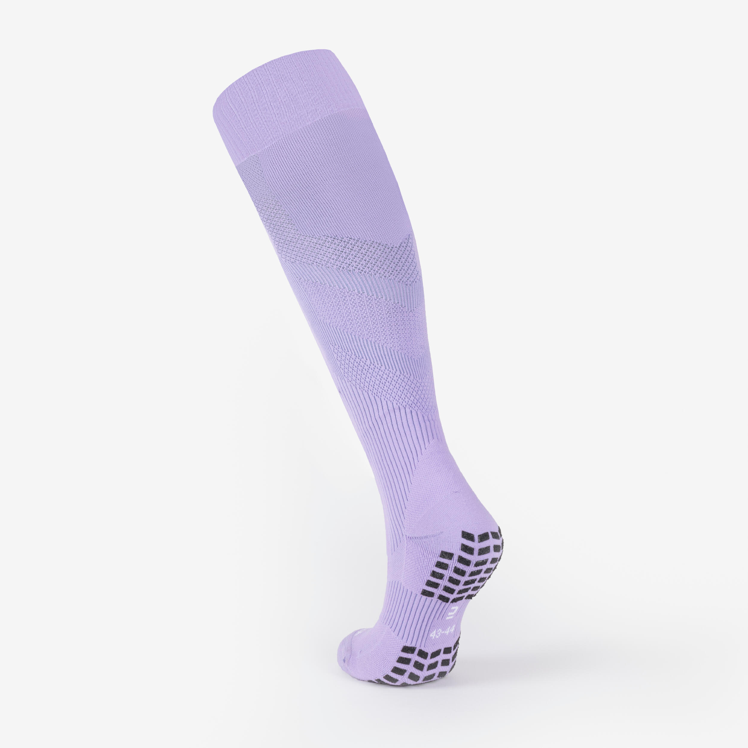 Adult High and Grippy Football Socks Viralto II - Mauve 2/5