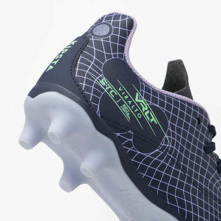 Kids' Lace-Up Football Boots Viralto I FG - Nebula