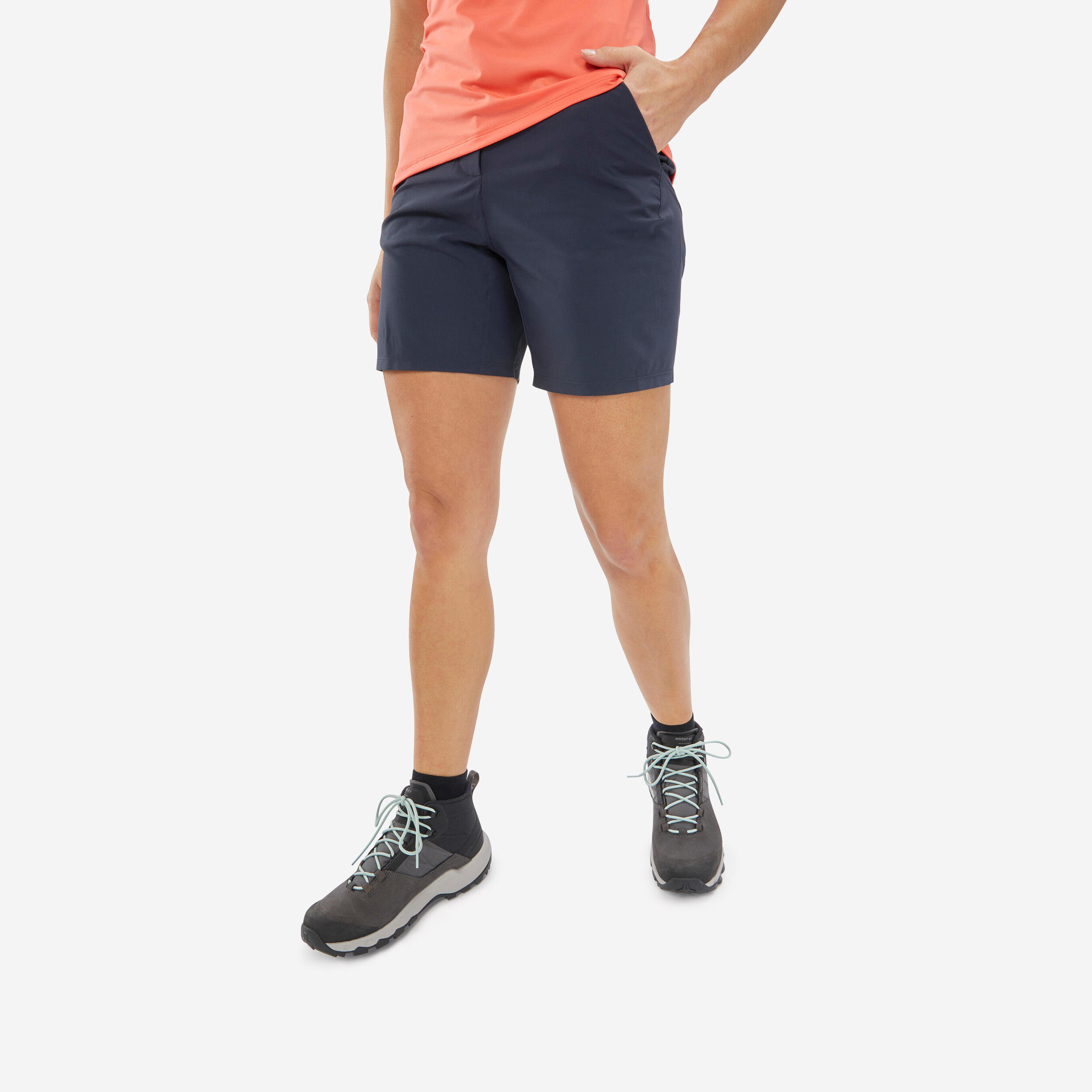 Women’s Mountain Walking Shorts - MH100 5/6