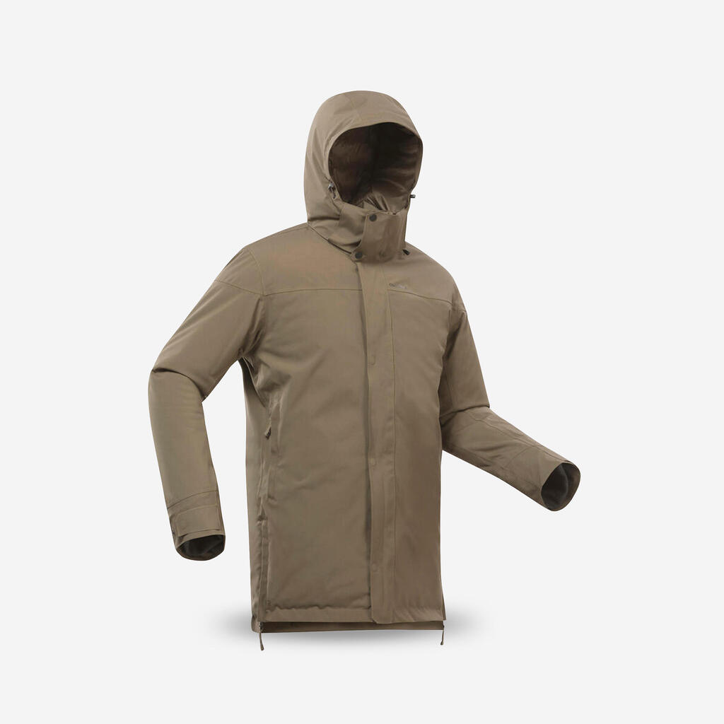 MEN'S HIKING WATERPROOF WINTER PARKA - SH500 -10°C 