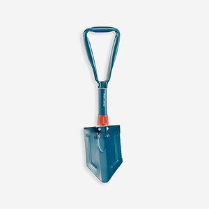 Pala-pico plegable para camping de acero Quechua
