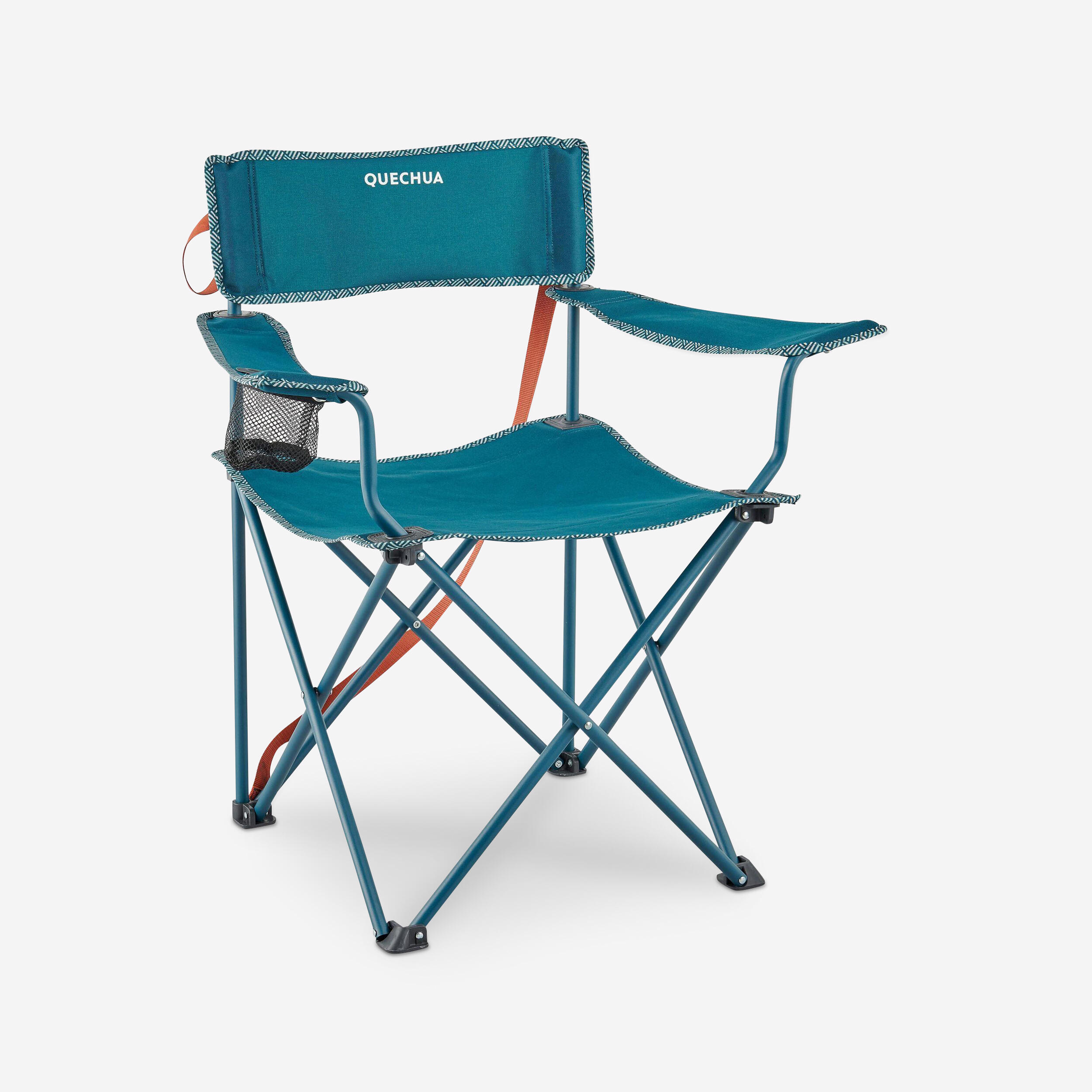 Folding Camping Chair - Blue - Dark petrol blue - Quechua - Decathlon