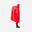 Regenponcho voor trekking MT900 rood 75 liter S/M