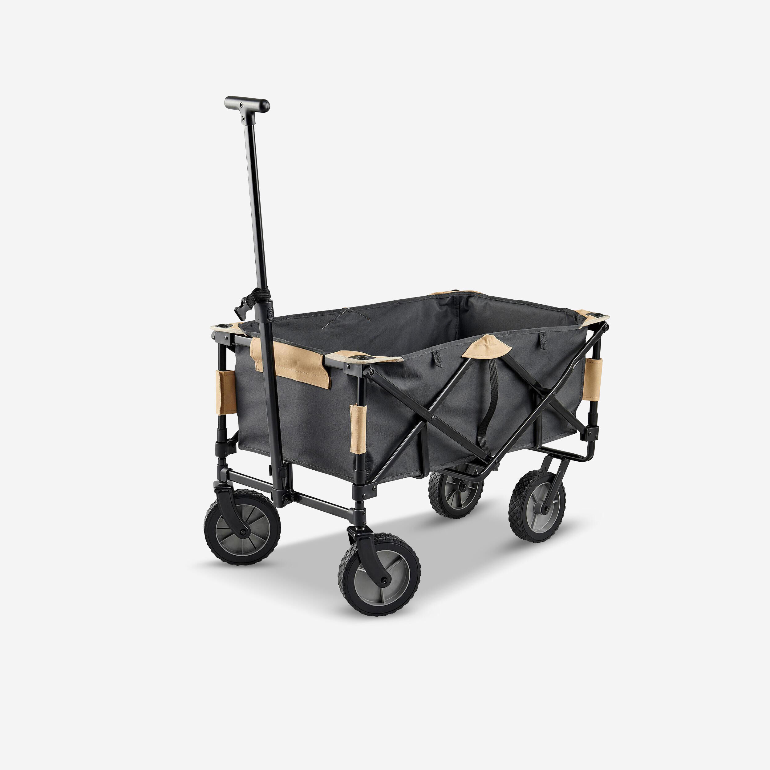 QUECHUA FOLDING TRANSPORT CART FOR CAMPING EQUIPMENT - TROLLEY