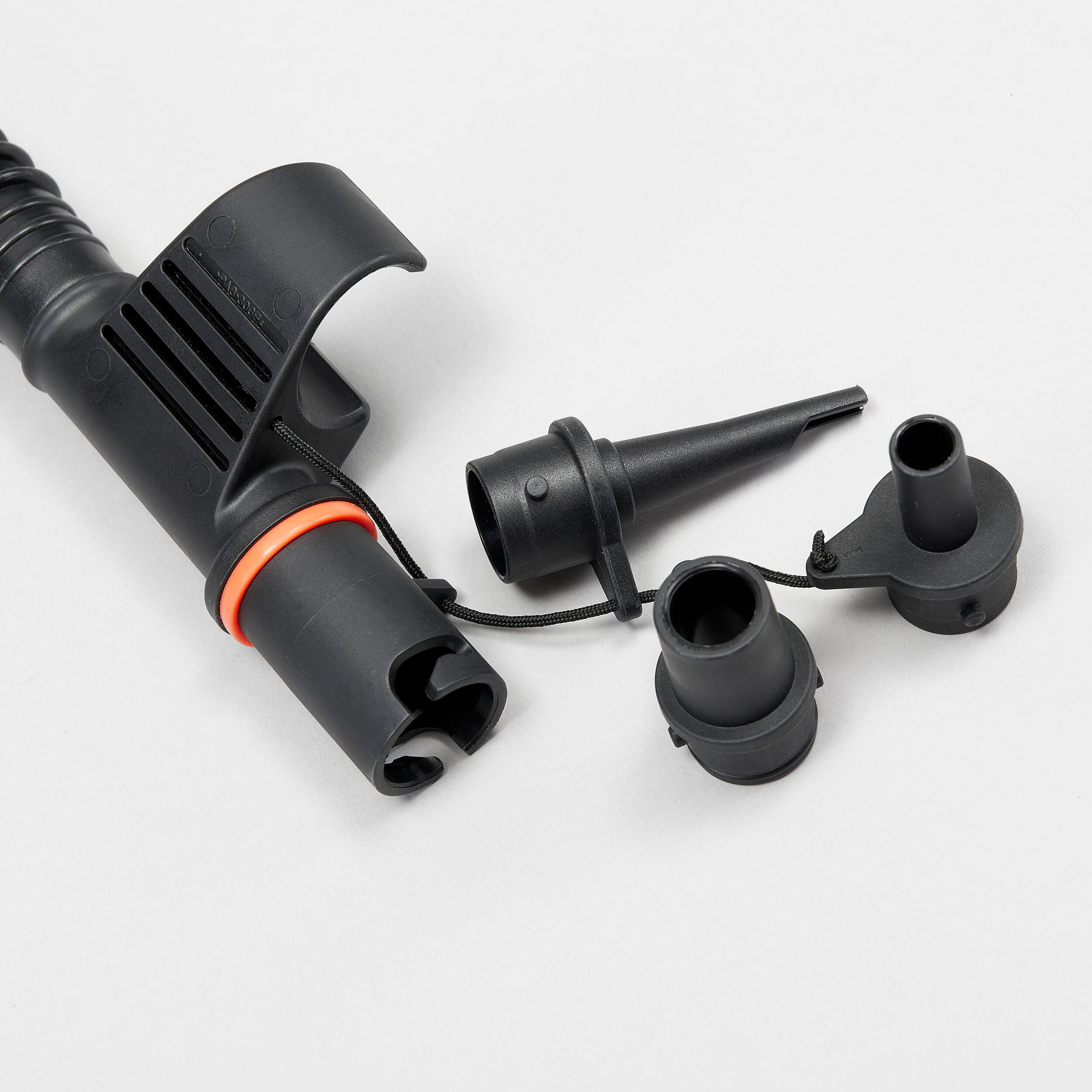 Camping & Kayak Replacement Pump Nozzle Kit - Black