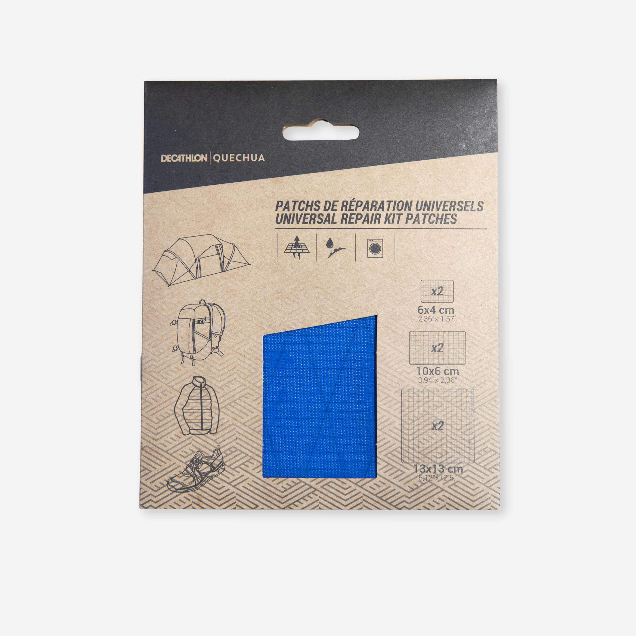 QUECHUA REPAIR SELF-ADHESIVE PATCHES - MULTI-PURPOSE