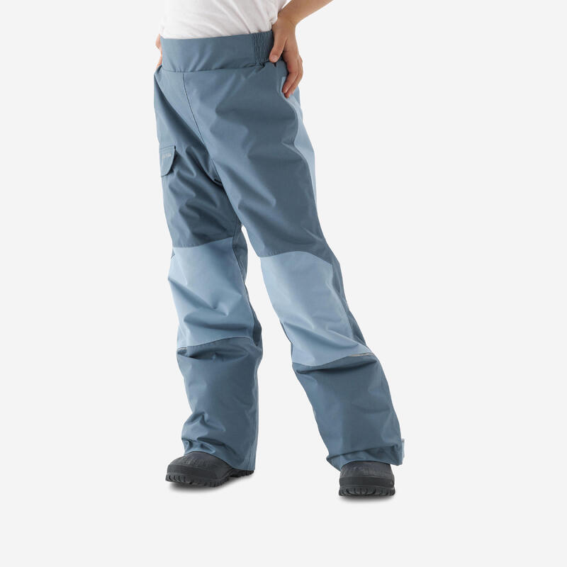 Pantaloni caldi montagna bambino SH500 MOUNTAIN blu