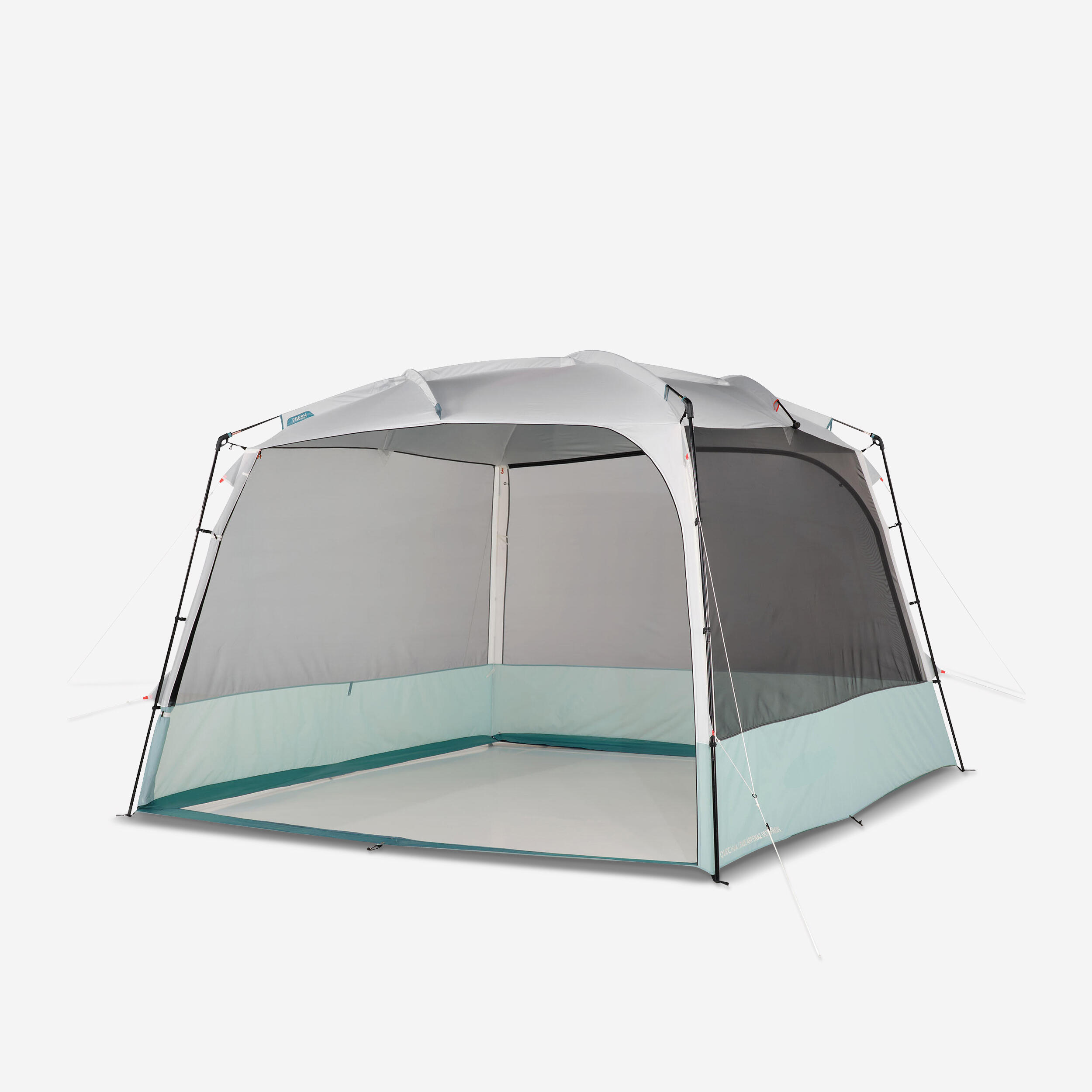 Camping Living Room with poles - Base Arpenaz ULTRAFRESH - 10 Persons