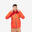 Casaco leve impermeável de caminhada Vermelho - MH500 - Homem 