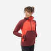 Wanderjacke Damen wasserdicht Bergwandern - MH500 bordeaux