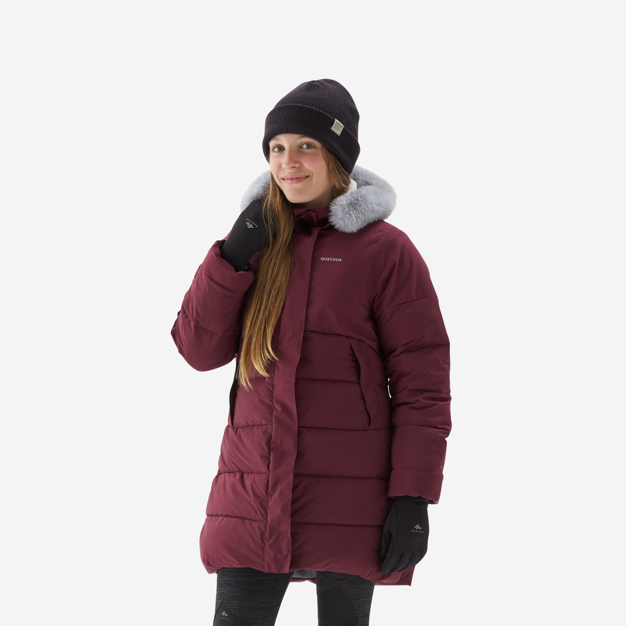 doudoune chaude et imperméable de randonnée - sh500 -8°c - enfant 7 - 15 ans - quechua