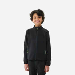 Kids' Hiking Fleece Jacket MH150 7-15 Years - Black