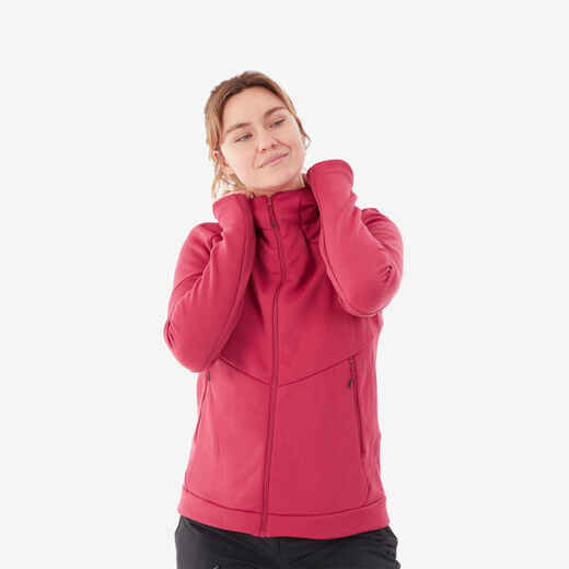 
      Women’s Hiking Fleece Jacket - MH520 Hood
  