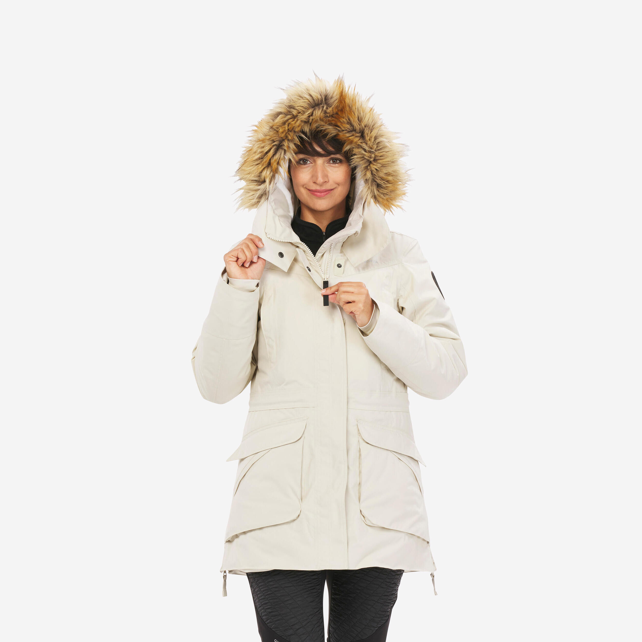 QUECHUA Women’s winter waterproof hiking parka - SH900 -20°C