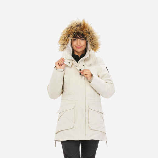 
      Winterjacke Parka Damen bis -20 °C wasserdicht Winterwandern - SH900 grün
  