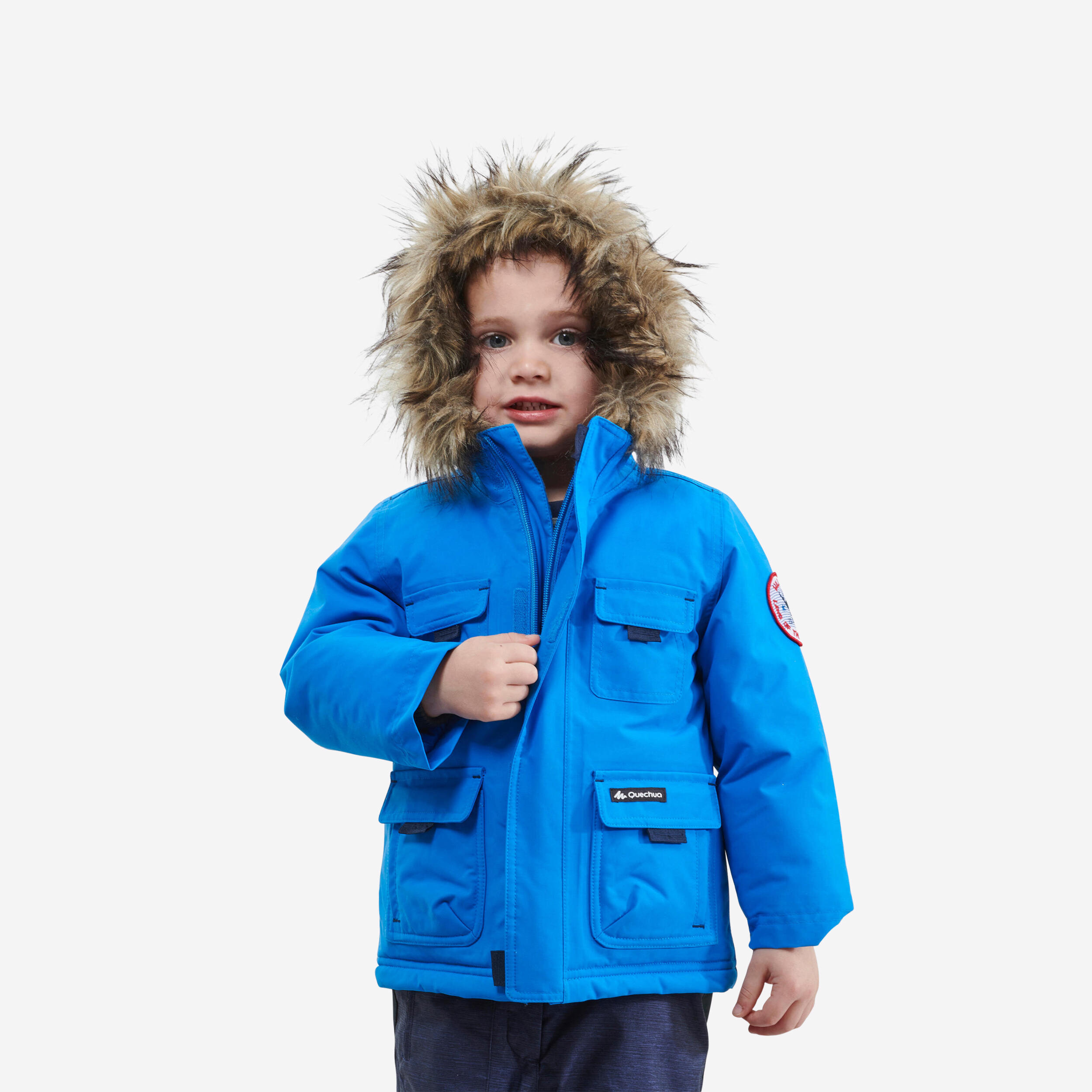 Kids’ Winter Waterproof Hiking Parka SH500 Ultra-Warm 2-6 Years 1/9