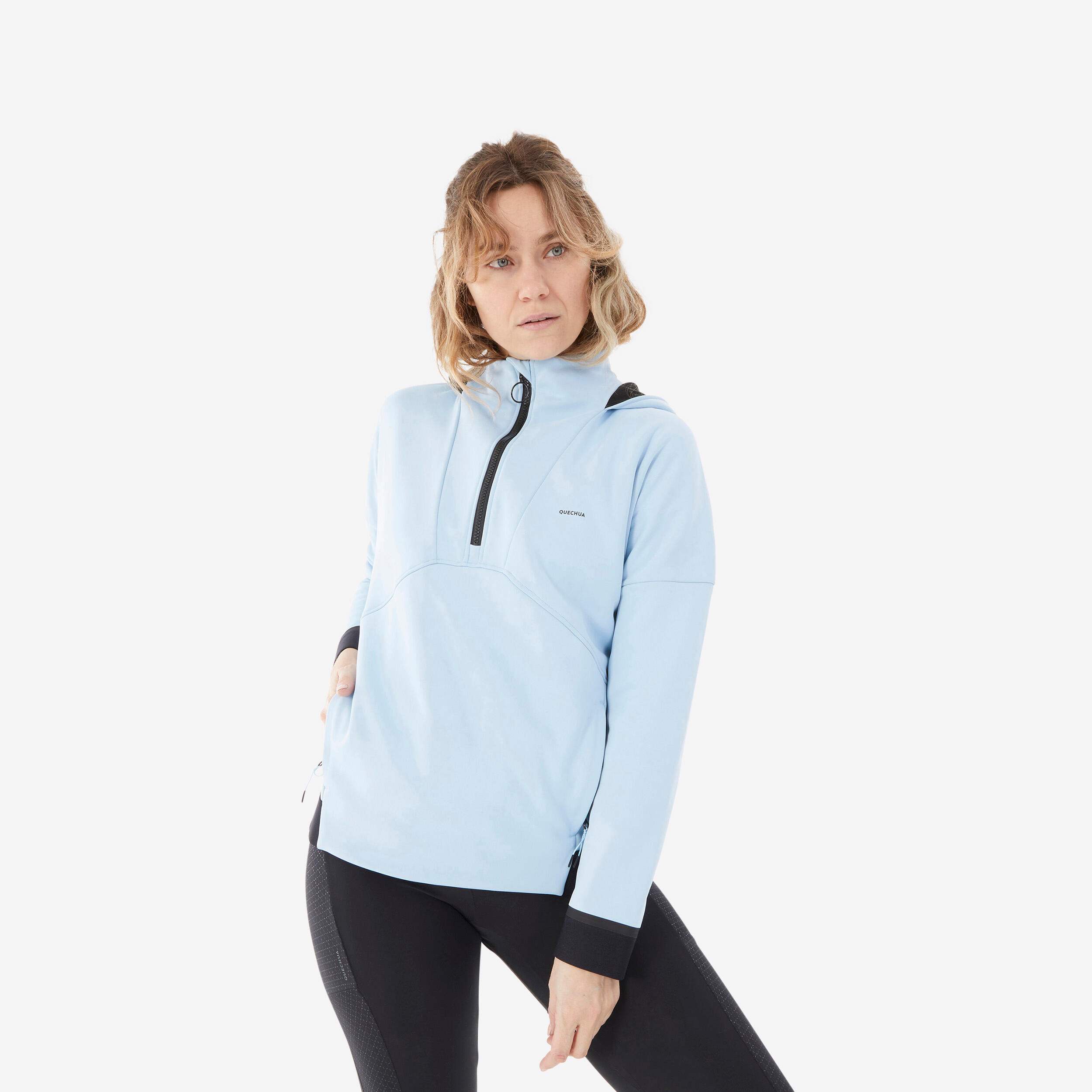 Women's Hiking Fleece - MH500 Hoodie 1/7