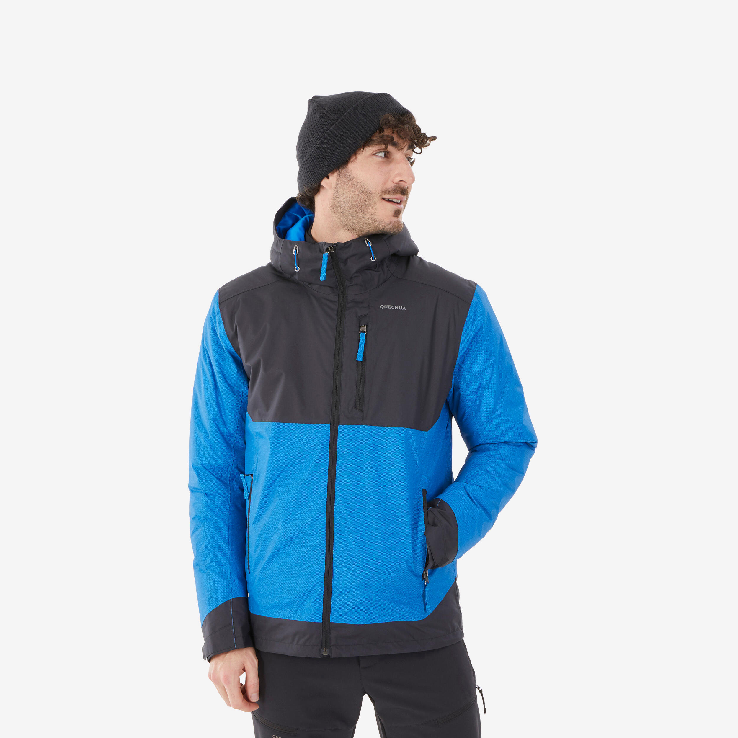 Men’s hiking waterproof winter jacket - SH500 -10°C 1/9