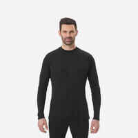 Men's ski base layer top - BL 100 - Black 