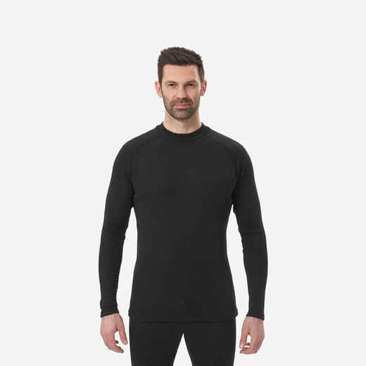 
      Men's ski base layer top - BL 100 - Black 
  