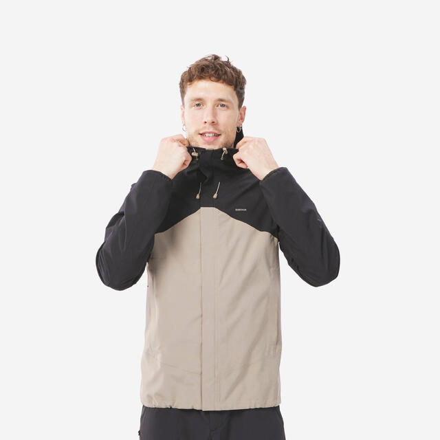 QUECHUA CHAQUETA IMPERMEABLE DE SENDERISMO HOMBRE  MH100