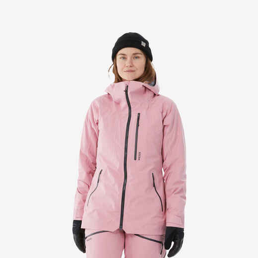 
      FR 500 Women's warm and breathable ski jacket - light pink
  