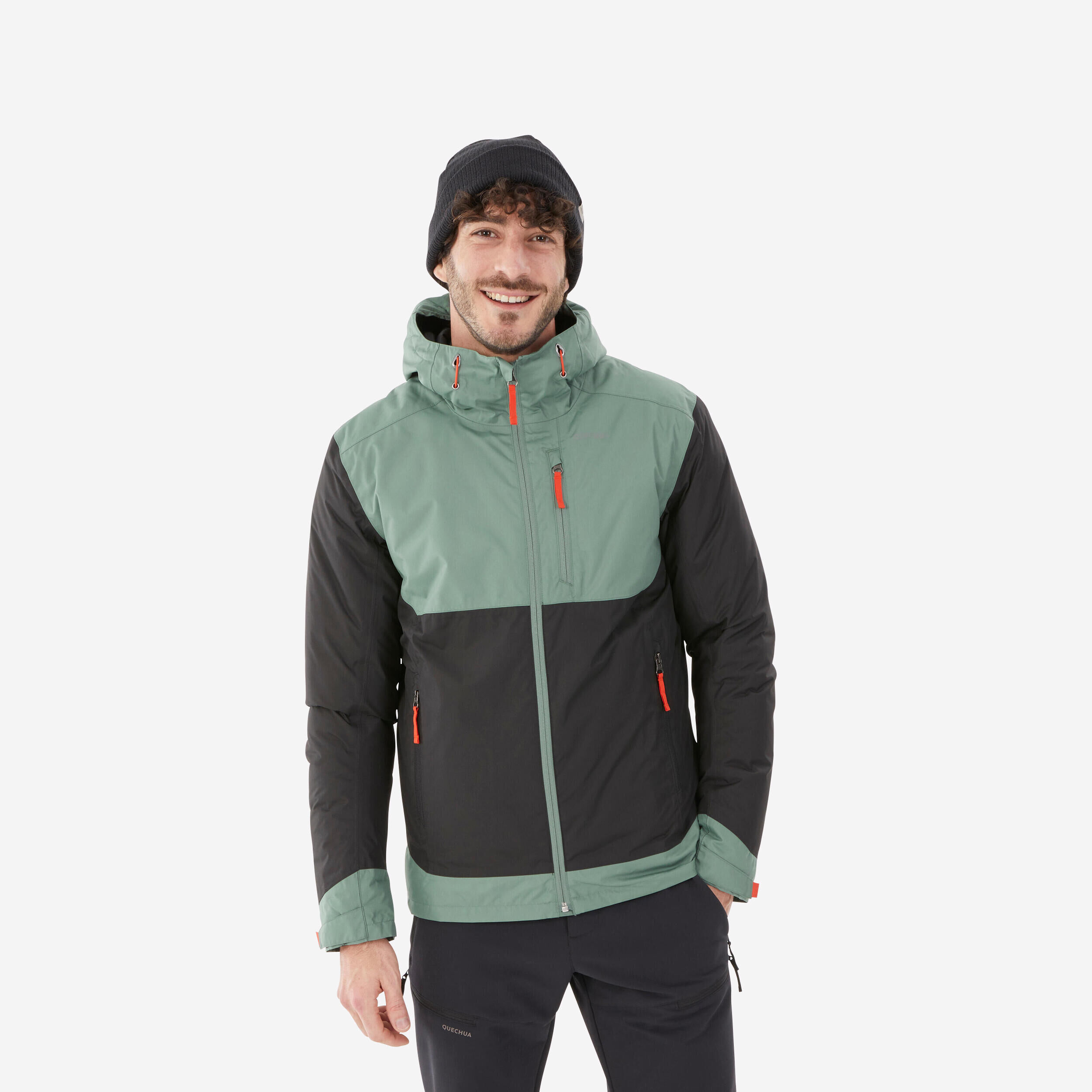 QUECHUA Men’s hiking waterproof winter jacket - SH500 -10°C