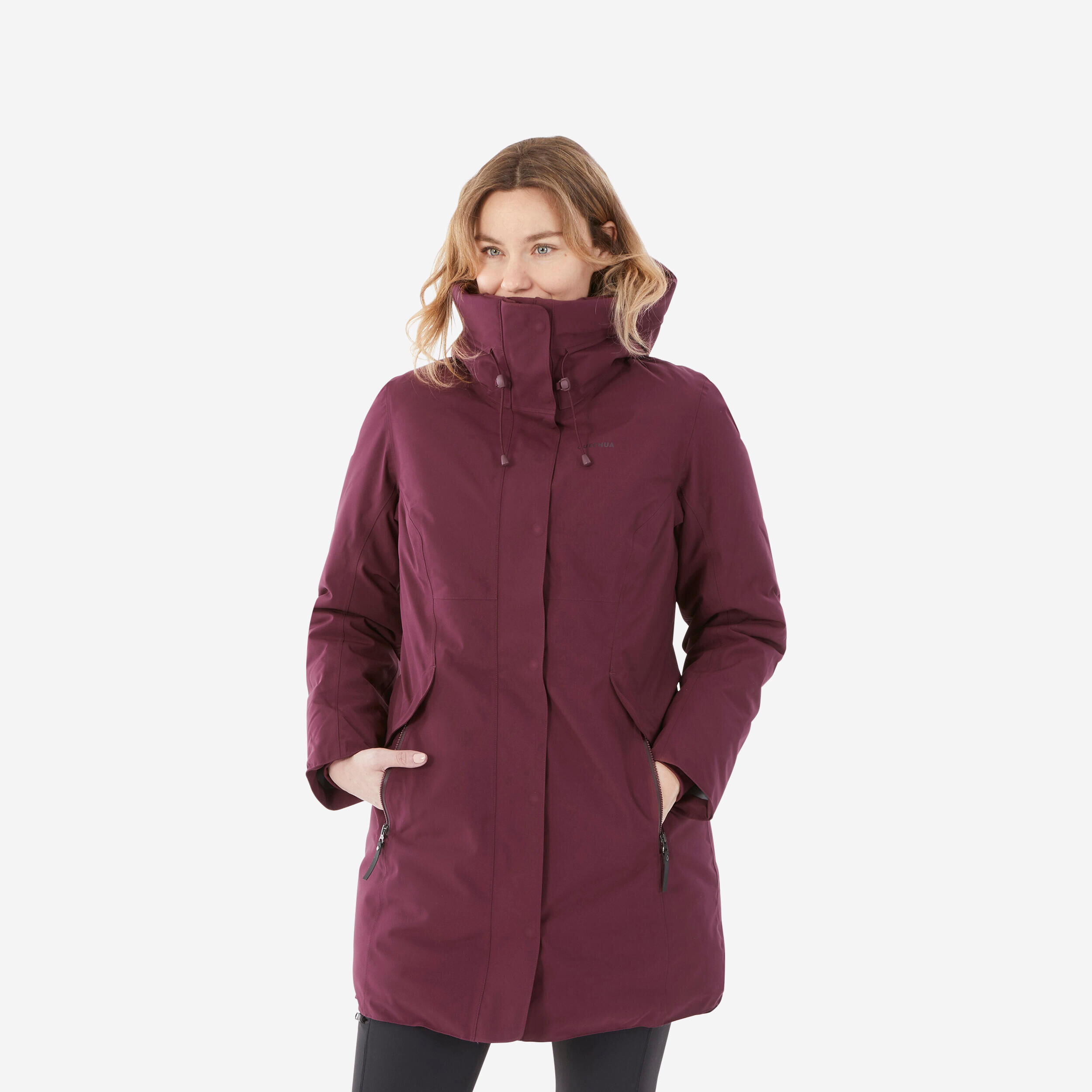 QUECHUA Women’s winter waterproof hiking parka - SH500 -10°C