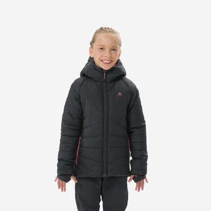 Doudoune de randonnée chaude enfant 7-15 ans, MH 500 rose