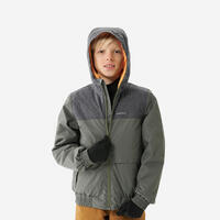 VESTE HIVER CHAUDE ET IMPERMÉABLE DE RANDONNÉE - SH100 -3,5°C - ENFANT 7-15 ANS