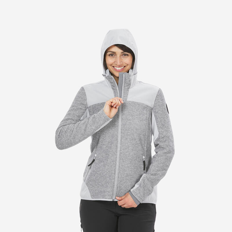 Veste polaire chaude de randonnée - SH500 MOUNTAIN - femme