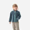 Bērnu (2–6 gadi) pārgājienu flīsa jaka “MH150”, pelēka