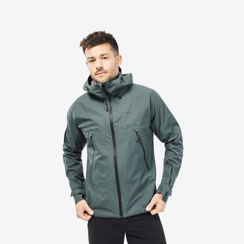 Veste de pluie fine pour homme - Veste de sport - Coupe-vent - Imperméable  - Légère - Avec capuche - Protection solaire - Veste de randonnée -  Coupe-vent et respirant, bleu ciel, XL : : Mode