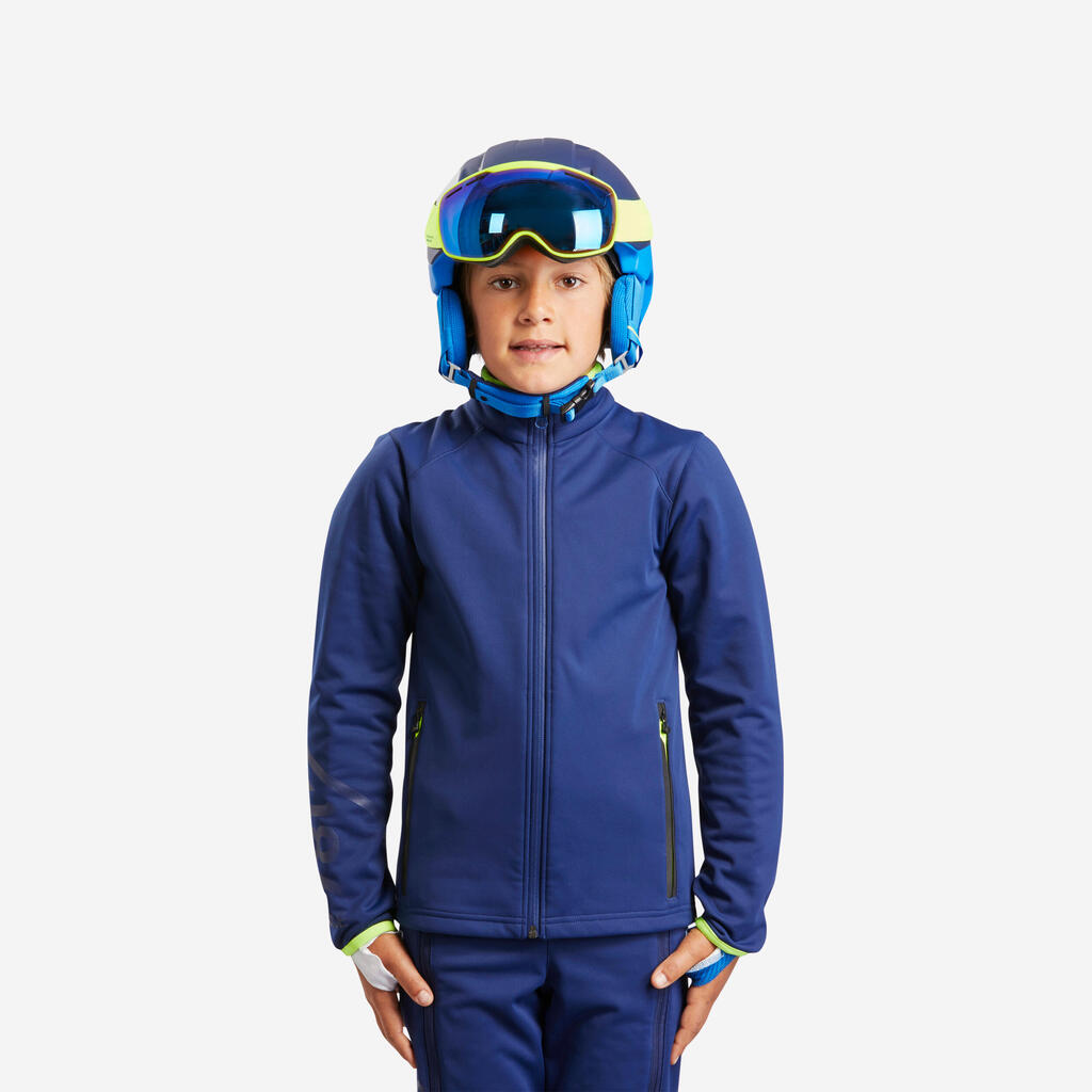 Skijacke Softshelljacke Kinder Club Racing - 980 blau 