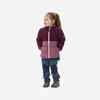 Detská turistická prešívaná bunda pre 2 - 6 rokov fialová