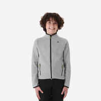 Kids' Hiking Fleece Jacket MH150 7-15 Years - Grey