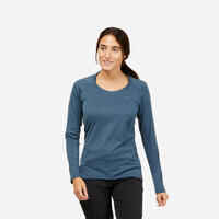 Women’s Long-Sleeved Mountain Walking T-Shirt MH550