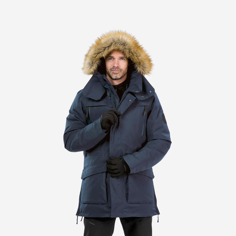 Férfi téli túrakabát, vízhatlan, -20 °C-ig - SH500 Ultra Warm