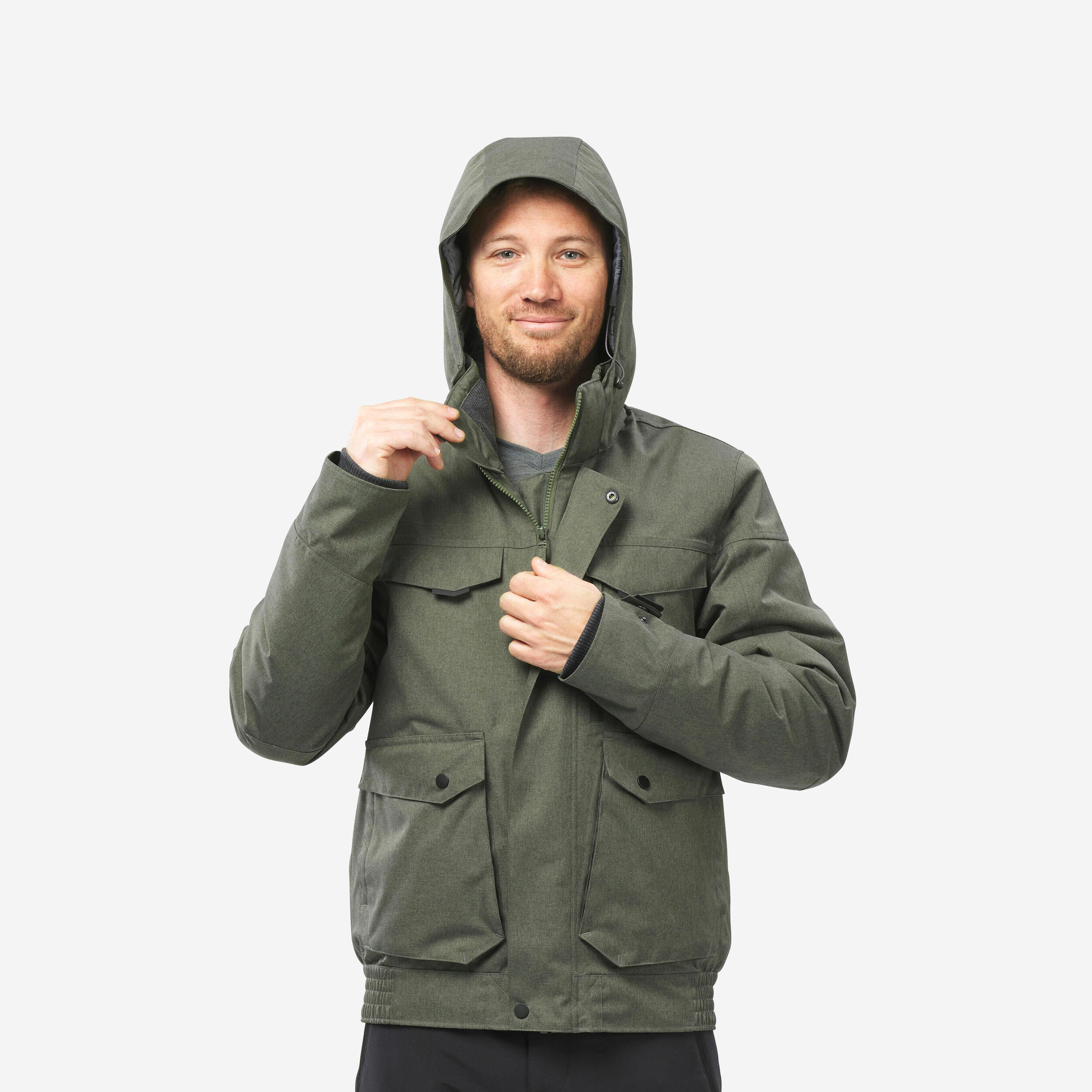 Men’s Waterproof Winter Hiking Jacket SH500 -10°C 1/11